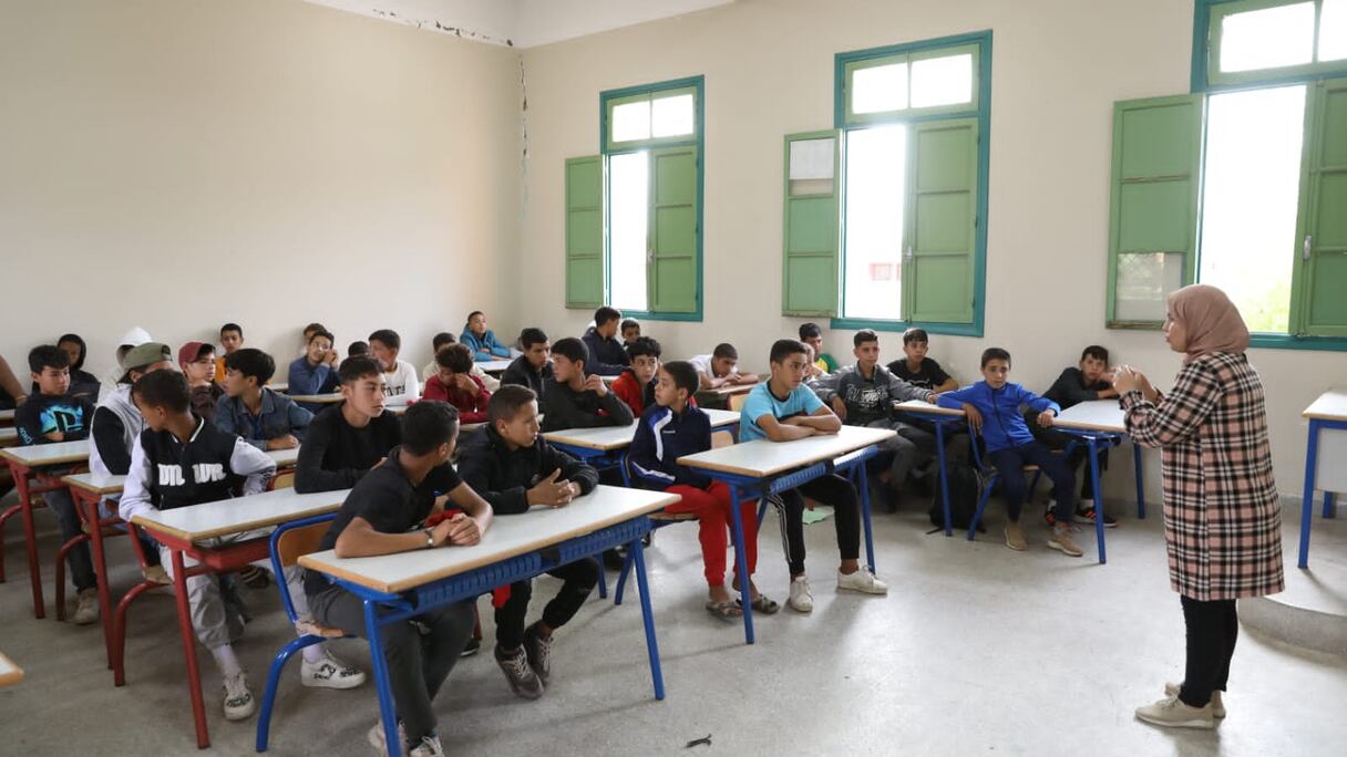 A Marrakech, reprise des cours aux lycées Mohammed V et Ben Youssef ayant accueilli les élèves en provenance des communes touchées par le séisme à Al Haouz.