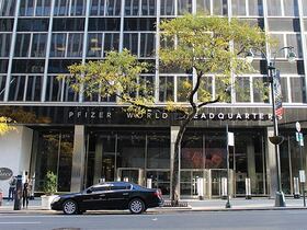 Les locaux de Pfizer à Manhattan, à New York.