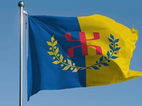 Le drapeau kabyle. Photo d'illustration.
