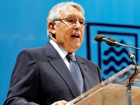 Mohamed Benaïssa, au forum d'Asilah, le 21 décembre 2018. Maire de la ville depuis 43 ans, l'ex-ministre des Affaires étrangères s'est de nouveau présenté aux élections communales du 8 septembre 2021, sous l'étiquette du Parti authenticité et modernité.