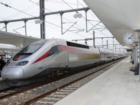 Une ligne à grande vitesse de l'ONCF.