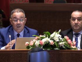 Fouzi Lekjaa, ministre délégué chargé du Budget, mardi 11 octobre 2022 au Parlement.