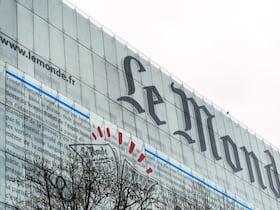 Siège du quotidien Le Monde à Paris.