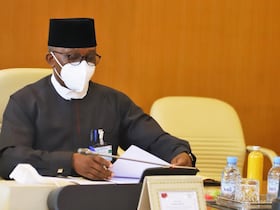 Le commissaire de l'Union africaine (UA) aux affaires politiques, à la paix et à la sécurité, Bankole Adeoye.