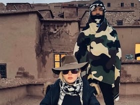 Madonna et son compagnon Akeem Morris, lors de leur séjour au Maroc, lors des fêtes de fin d'année en 2025.