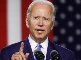 Joe Biden, vice-président de Barack Obama, candidat démocrate à la course à la Maison Blanche.
