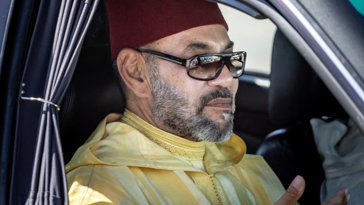 Le Roi Mohammed VI, le 31 juillet 2023 à Tétouan.