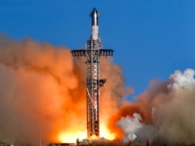 SpaceX Starship décolle de Starbase à Boca Chica, Texas, pour son sixième essai en vol le 19 novembre 2024