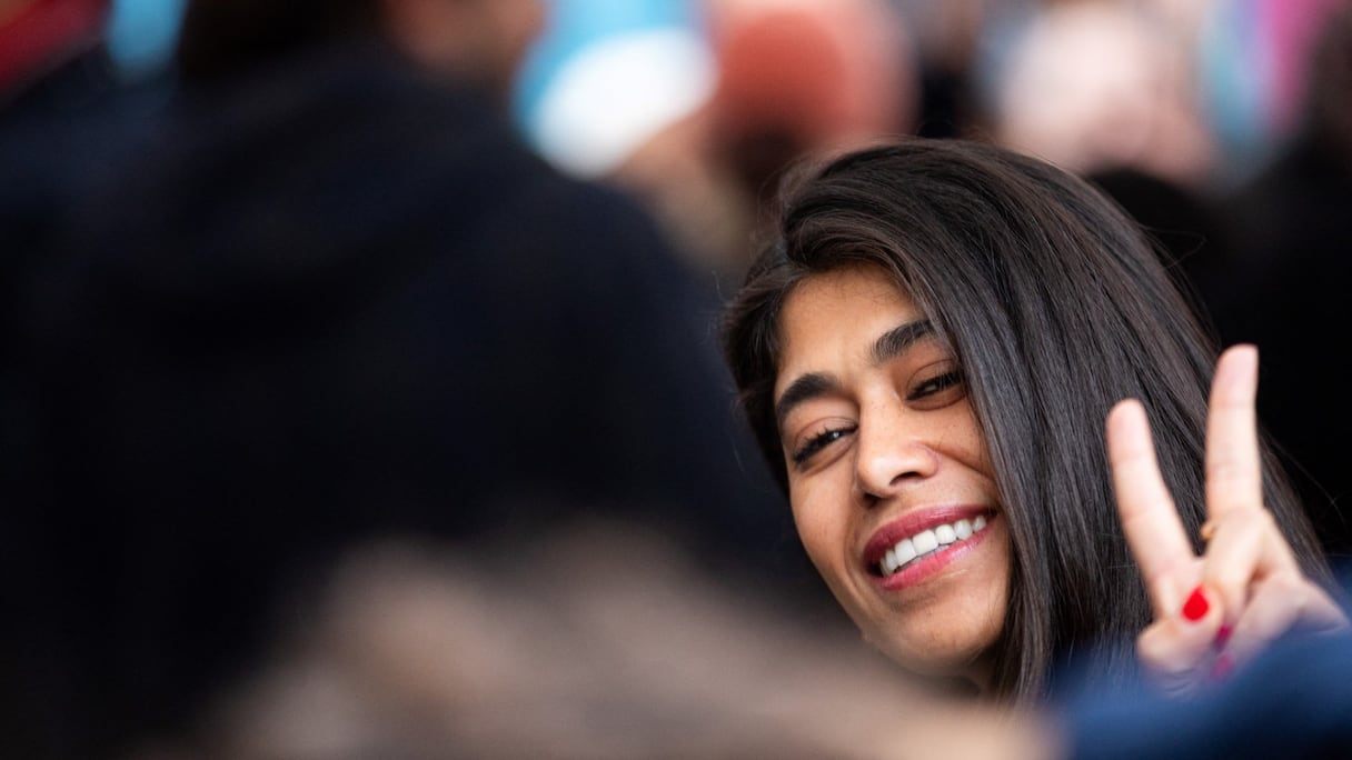 L'eurodéputée LFI Rima Hassan.