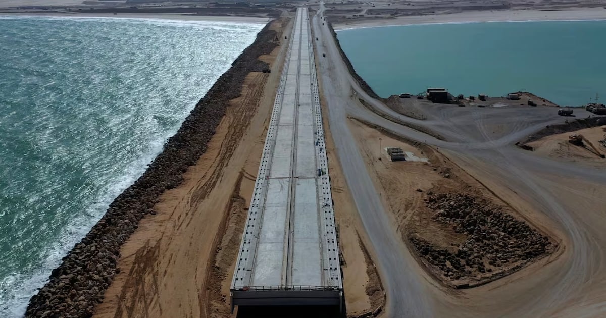 Photo: Le360 Dakhla Atlantic Port Construction Exceeds 74 Percent Progress in September 2026