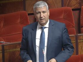 Mohammed Sadiki, ministre de l’Agriculture, lors de la séance des questions orales issues de la Chambre des représentants, lundi 2 janvier 2023.
