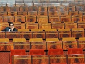 L'hémicycle de la Chambre des représentants.