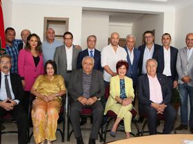 Les membres du bureau exécutif de l’Association nationale des médias et des éditeurs (ANME).