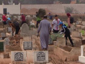 La deuxième campagne de nettoyage du cimetière Achouhada dans le quartier Bensergaou, à Agadir.