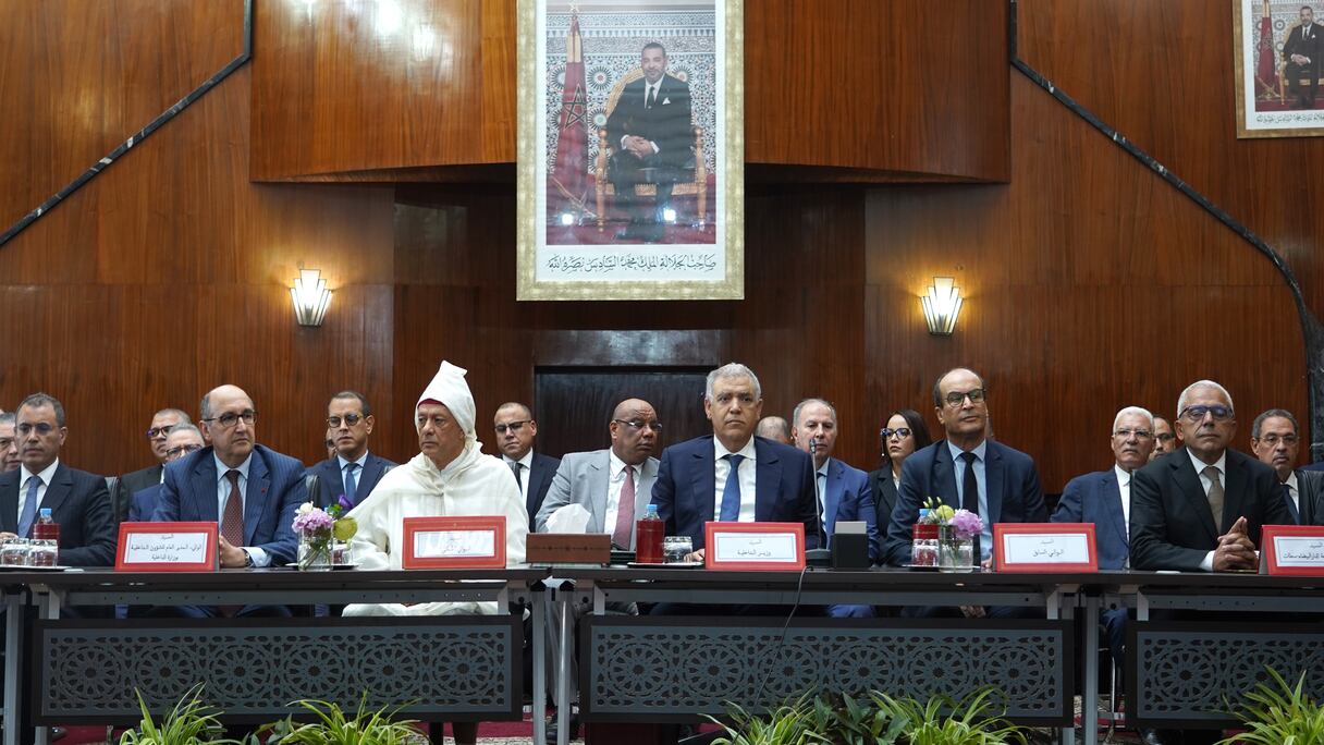 مراسيم تنصيب محمد امهيدية واليا جديدا على جهة الدار البيضاء سطات