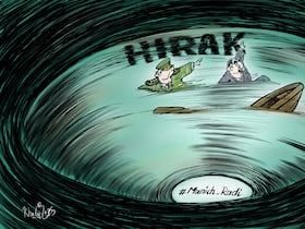 Dessin de Khalid Gueddar.