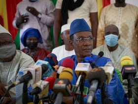 Le désormais ancien Premier ministre malien, Choguel Kokalla Maiga, en 2021