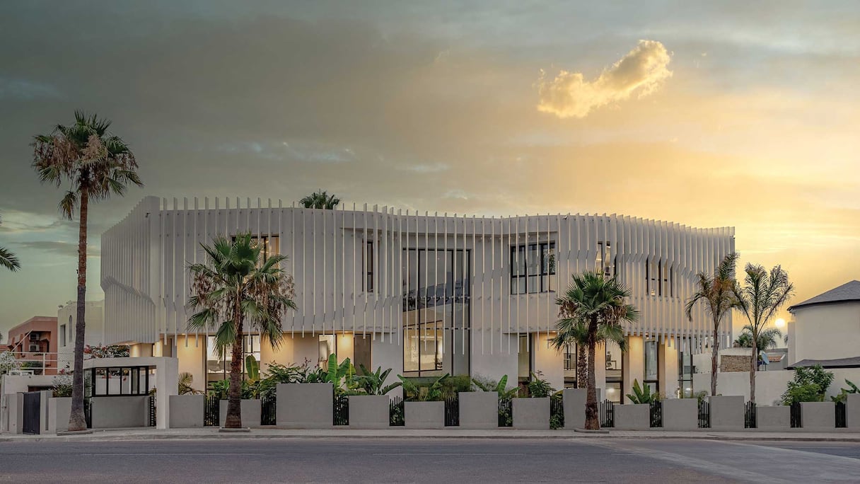 Siège social de l'agence Saga Communication à Casablanca.
