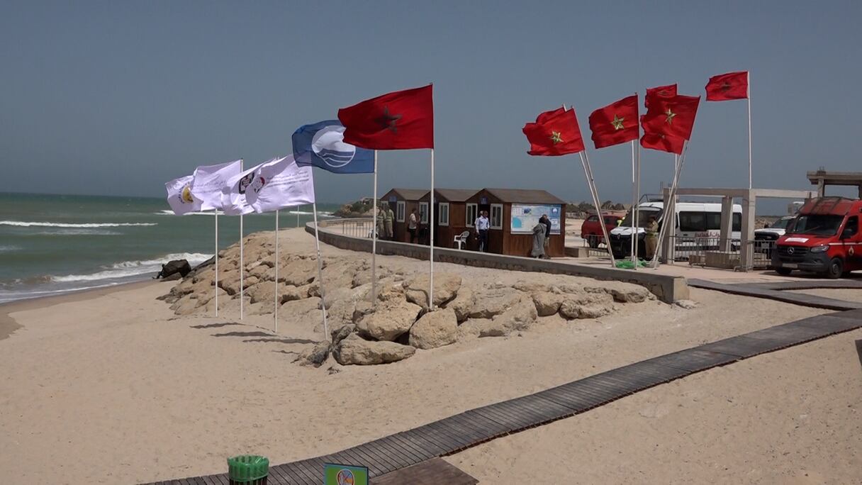 الداخلة: اللواء الأزرق يرفرف للسنة الـ13 بشاطئ فم لبير