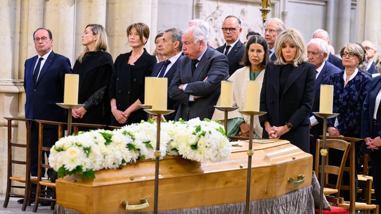La princesse Lalla Meryem lors des obsèques de Bernadette Chirac.