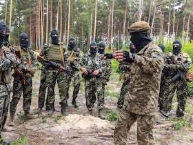 Des mercenaires à la solde de l'Ukraine dans la guerre contre la Russie.