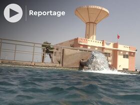 Mise en service en 2016, la station de traitement et de déminéralisation de la Dakhla assure l'alimentation en eau potable de plus de 106.000 habitants.