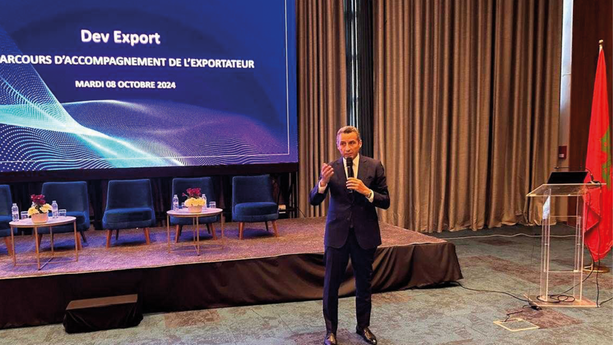 Le 8 octobre 2024 à Tanger, Attijariwafa bank a présenté son offre d’accompagnement dédiée aux entreprises exportatrices. (Le360)