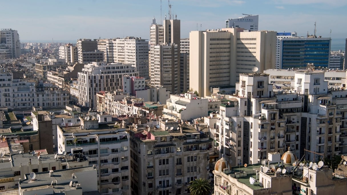 Casablanca. Vue sur les toits d'anciens bâtiments du centre-ville, en 2016 (archives).