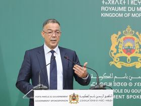 Fouzi Lekjaa s'exprime lors d'un point de presse à l’issue de la réunion hebdomadaire du Conseil du gouvernement, jeudi 29 décembre 2022.