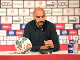 Walid Regragui, sélectionneur des Lions de l'Atlas.