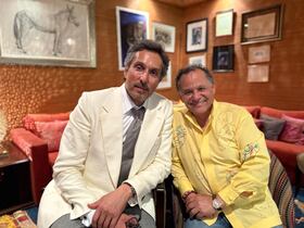 Vincent Elbaz et Mehdi Qotbi, le 30 mai 2025.