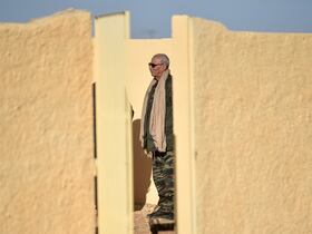 Brahim Ghali, chef de la milice du Polisario.