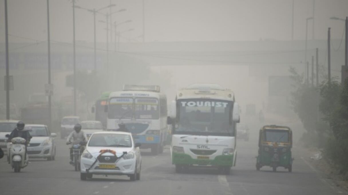 Le taux de pollution à New Delhi devient alarmant.