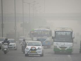 Le taux de pollution à New Delhi devient alarmant.