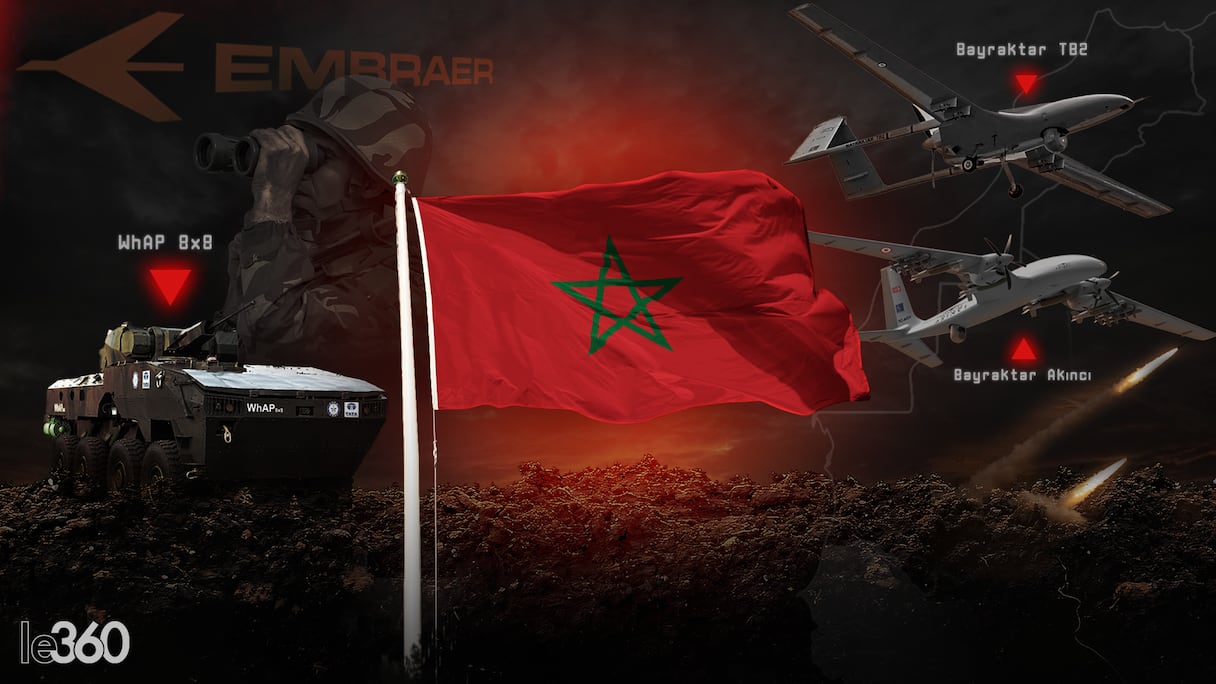 Le drapeau du Royaume du Maroc. (Y.El Harrak/Le360).