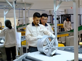 L’usine de jantes du chinois Citic Dicastal, dans la zone franche de Kenitra