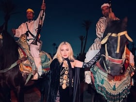 Madonna dans le désert d'Agafay, janvier 2026.