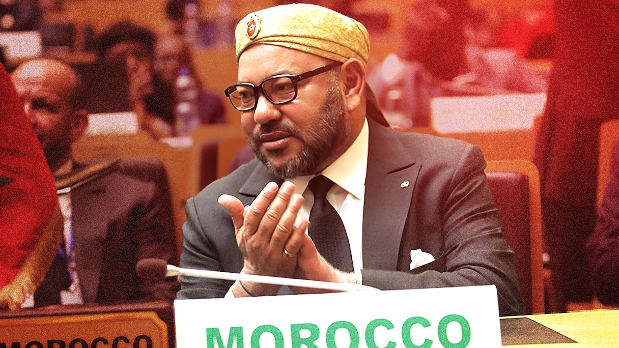 Le roi Mohammed VI au 28ème sommet de l’Union africaine (UA) à Addis-Abeba, mardi 31 janvier 2017.