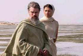 Matt Damon et Zendaya sur le tournage de "The Odyssey".