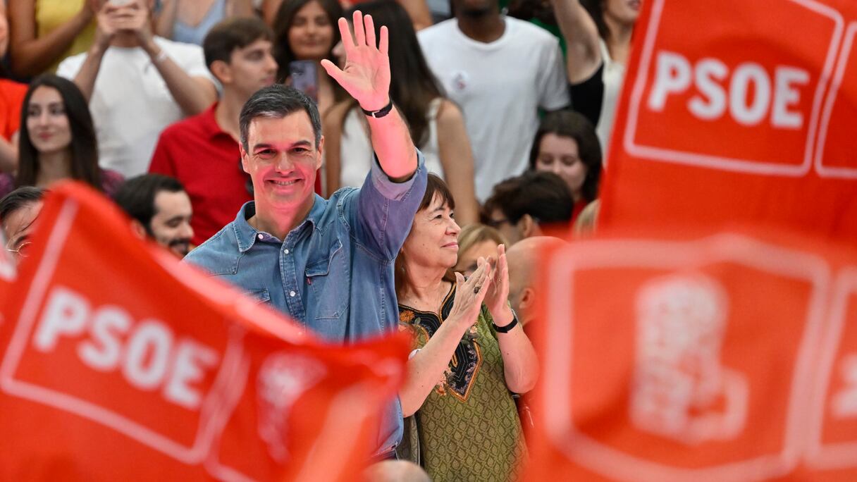 Le Président du gouvernement espagnol sortant, Pedro Sanchez.