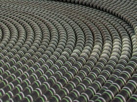 Un cable sous-marin de type HDVC, fabriqué par la compagnie britannique XLCC.