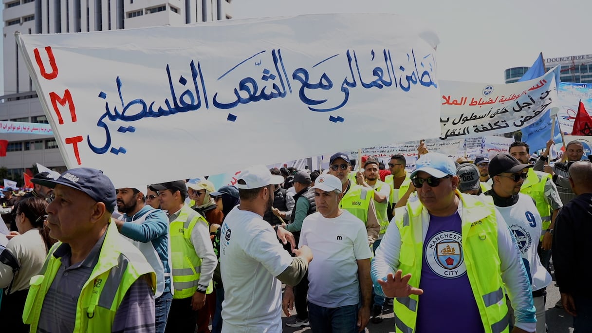 Fête du travail à Casablanca.