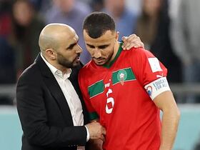 Romains Saiss et Walid Regragui