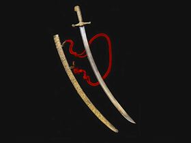 Le sabre de la capitulation de l'émir Abd el-Kader en 1847, que l'Algérie voudrait récupérer auprès de la France.