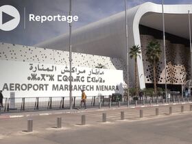 L’aéroport de Marrakech-Menara.