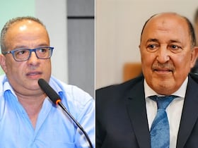 L'homme d'affaires Aziz Badraoui et l'ancien parlementaire Mohamed Karimine.