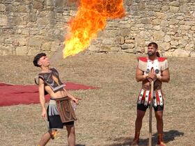 عروض تاريخية تعيد الحياة لموقع ليكسوس الأثري بالعرائش