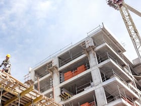Chantier en construction.