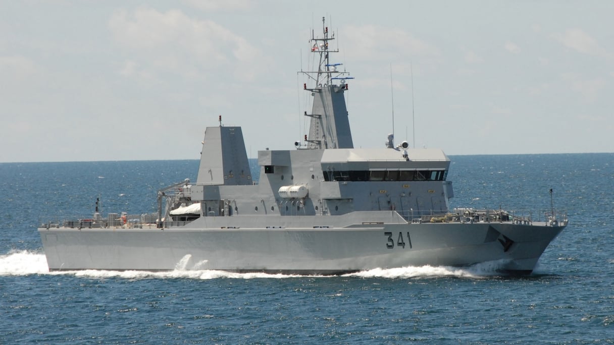 Le patrouilleur Bir Anzarane.