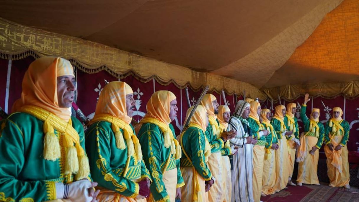 Photo du dossier du Maroc inscrit sur la liste représentative du patrimoine culturel immatériel de l'Unesco portant sur "le caftan marocain: art, traditions et savoir-faire".